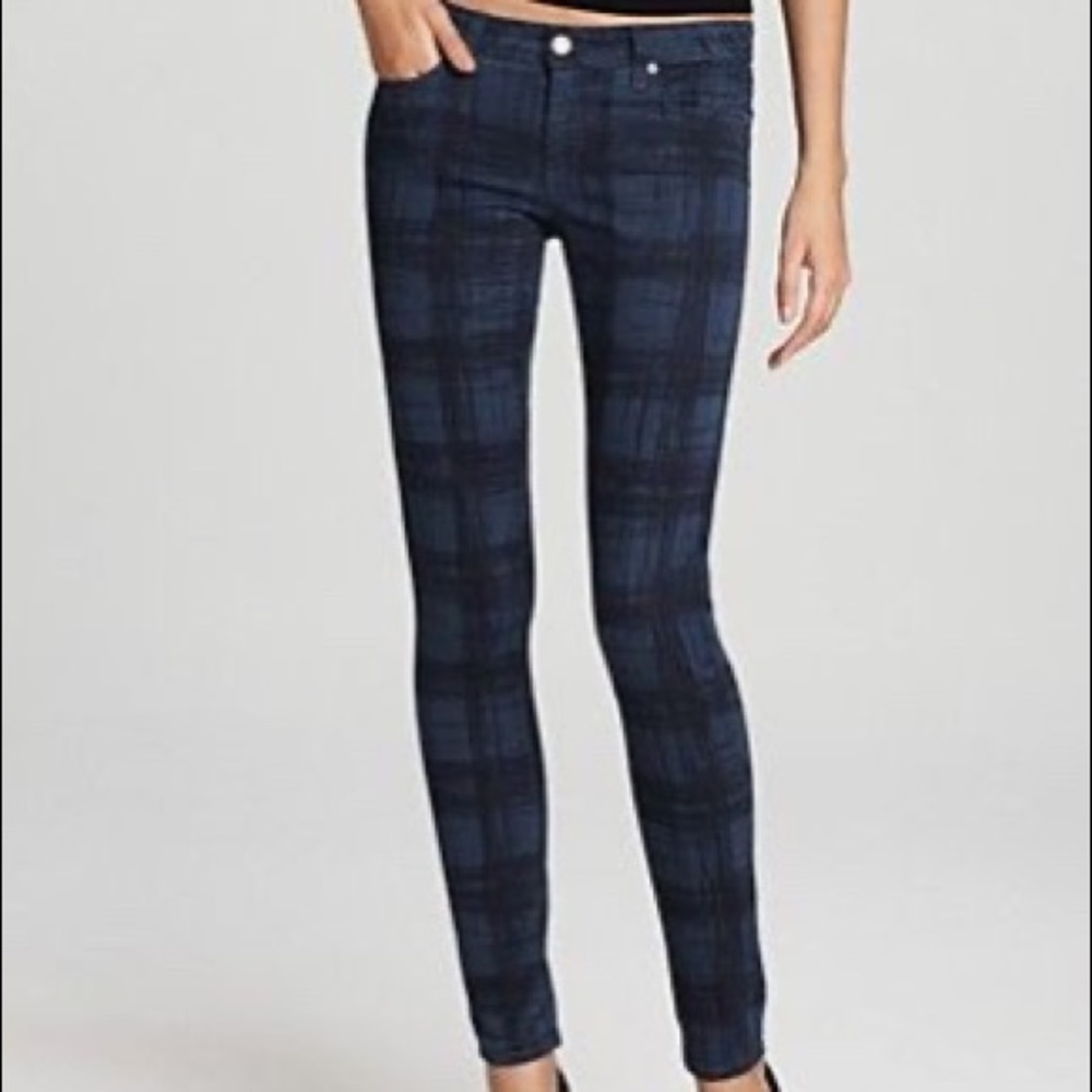 Paige Verdugo Ultra Skinny in Preppy Plaid